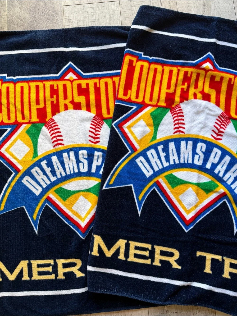 Two Cooperstown Baseball Dreams Park Beach / Pool Towels